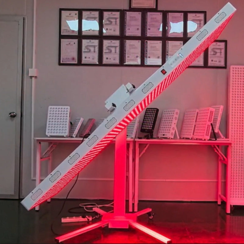Support Electrique Multipositions Panneaux Photobiomodulation position diagonale