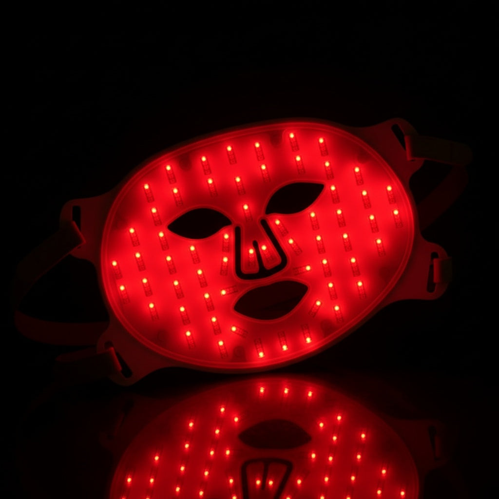 masque led IR visage intérieur  rouge