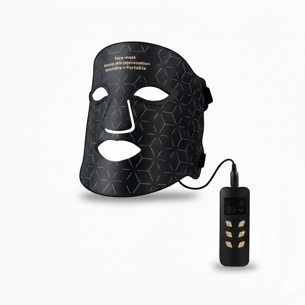 masque led visage